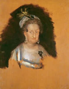 Die Infantin Marie Josepha (Studie für die Familie von Karl IV), vor 1800 von Francisco de Goya